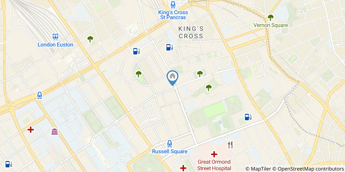 1 Bed Flat, Albany House, WC1H