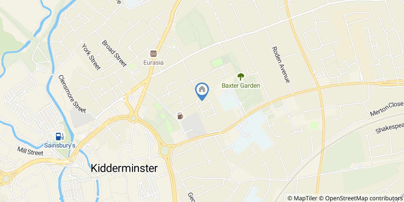 2 Bed Terraced House, Gilbert Scott Way, DY10