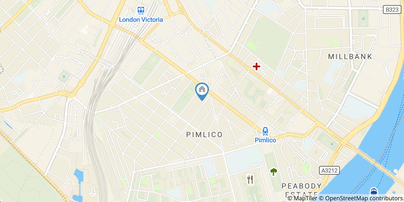 Studio Flat, Gloucester Street, SW1V