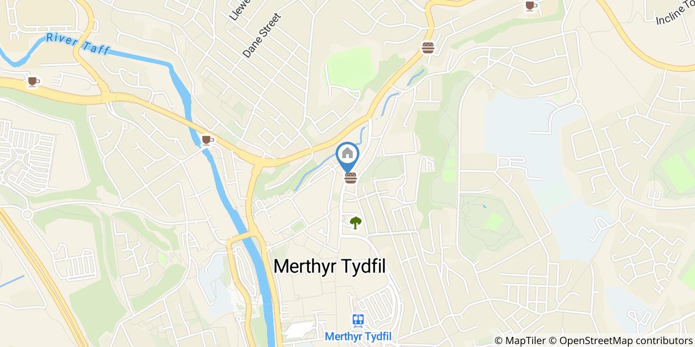 1 Bed Flat, High Street, CF47