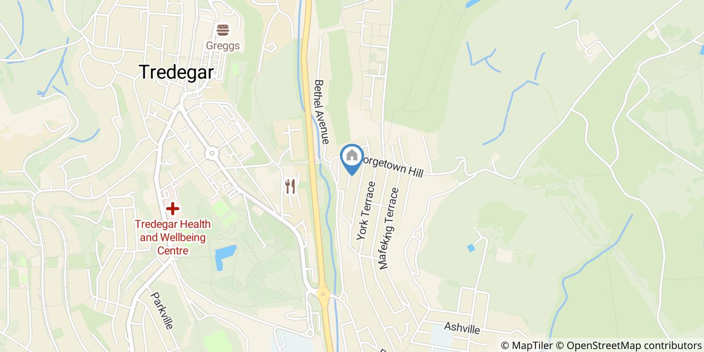 2 Bed Terraced House, Alexandra Terrace, NP22