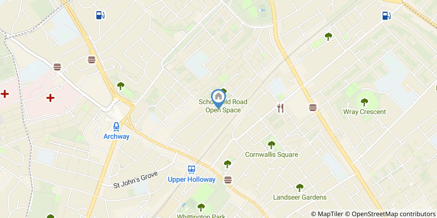 4 Bed Terraced House, Zoffany Street, N19