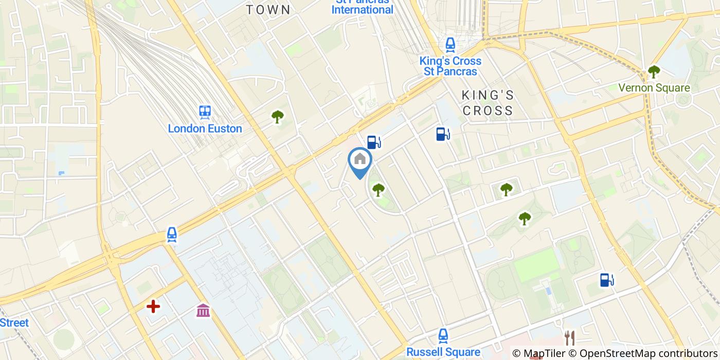 Studio Flat, Bloomsbury, WC1H