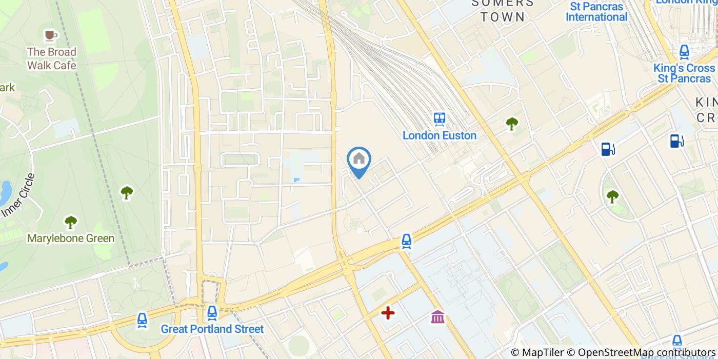 Studio Flat, North Gower Street, NW1