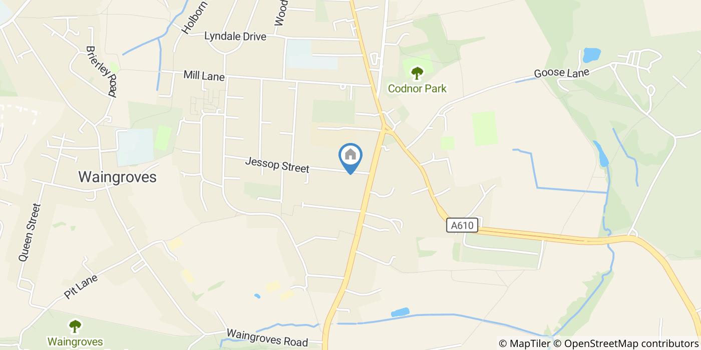 2 Bed Terraced House, Jessop Street, DE5