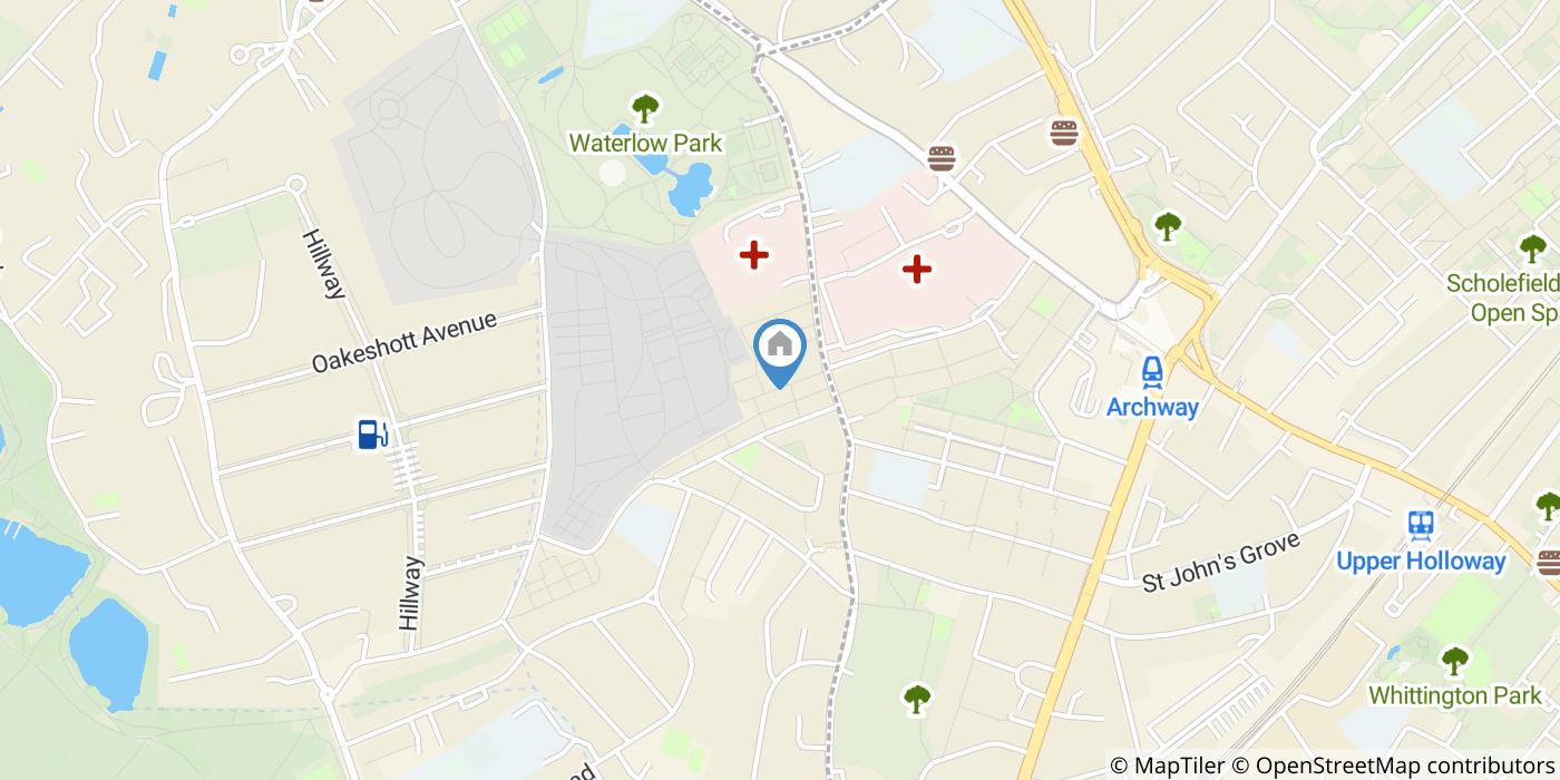 Room in a Shared Flat, Sandstone Place, N19