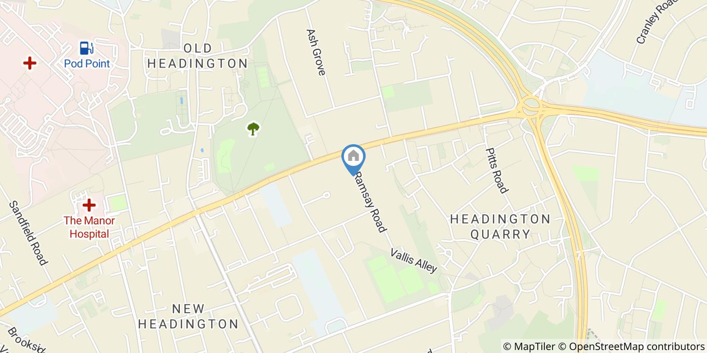 1 Bed Flat, Ramsay Road, OX3