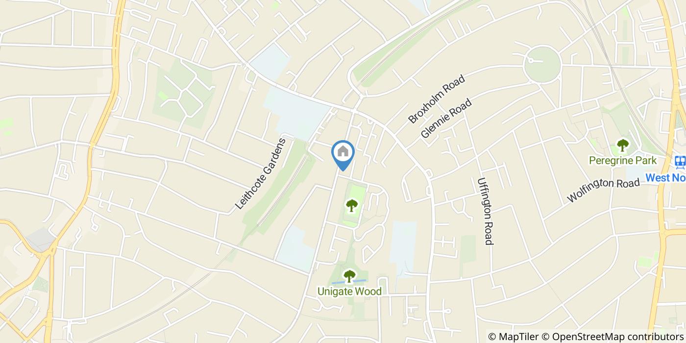 Studio Flat, Valley Road, SW16