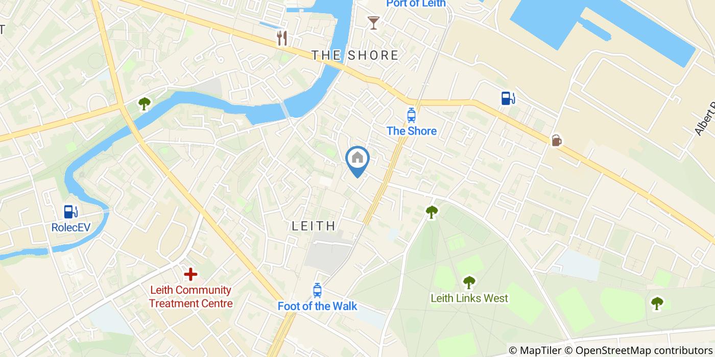 2 Bed Flat, Queen Charlotte Street, EH6