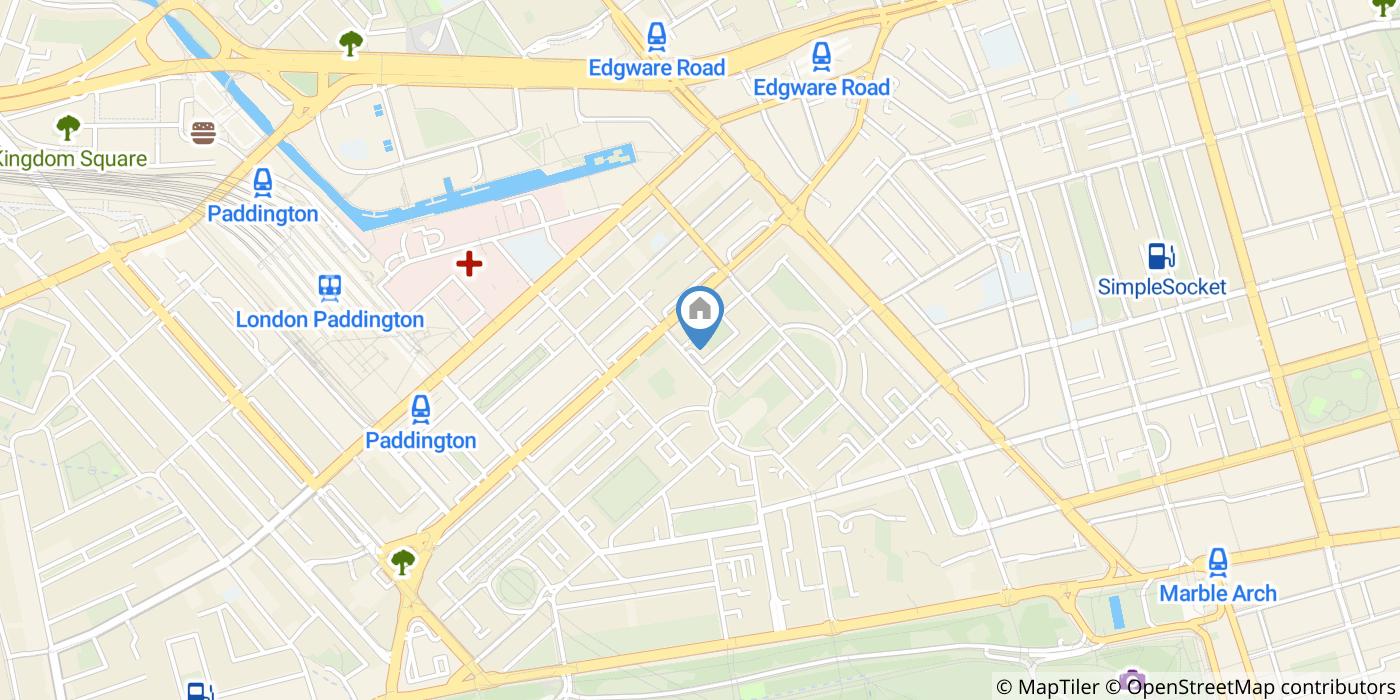 3 Bed Flat, The Quadrangle, W2