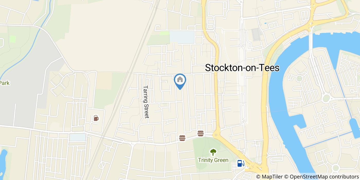 1 Bed Flat, Hartington Road, TS18