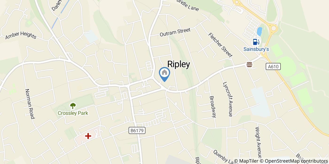 2 Bed Flat, Knightsbridge Court, DE5