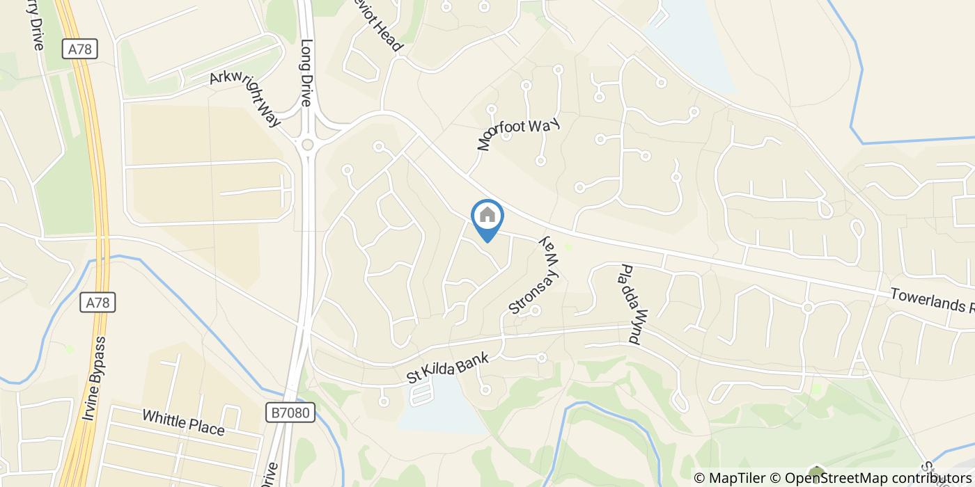 3 Bed Terraced House, Mull Place, KA11