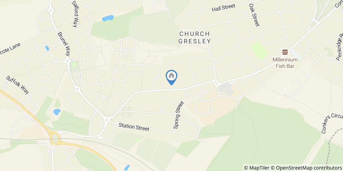 3 Bed Semi-Detached House, Castle Road, DE11