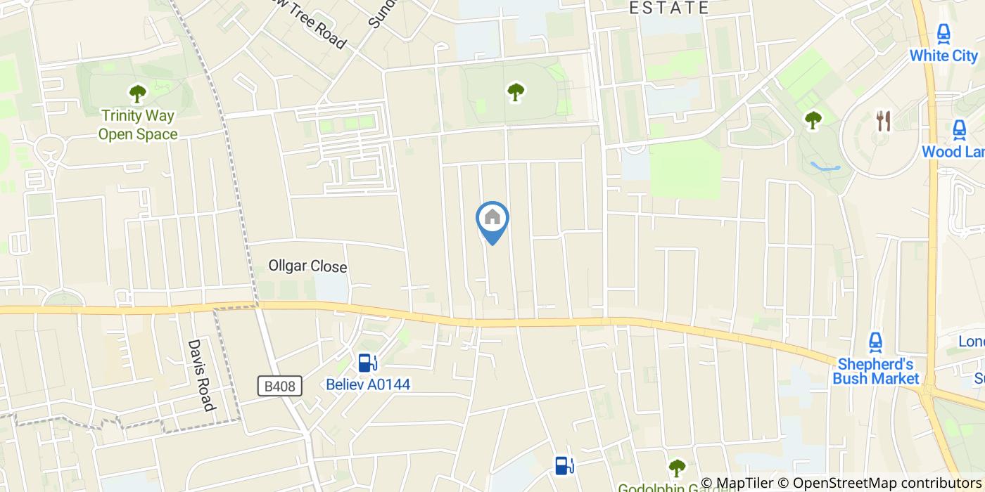 1 Bed Flat, Willow Vale, W12