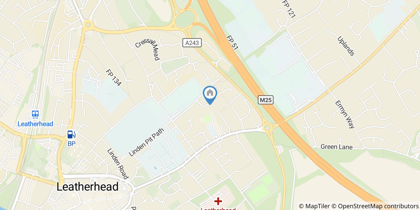 Room in a Shared House, Linden Gardens, KT22