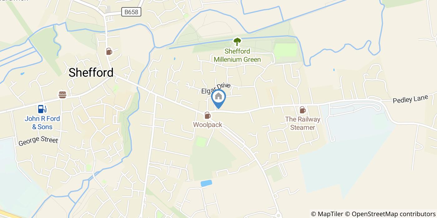 3 Bed Semi-Detached House, Olivers Court, SG17