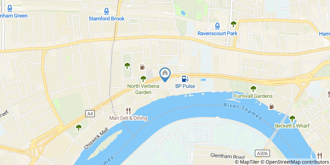 2 Bed Flat, Bazalgette Court, W6