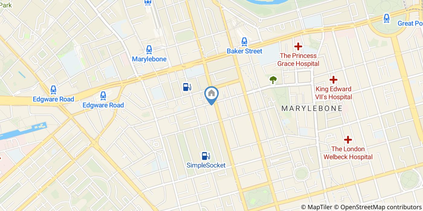 Studio Flat, London, W1U