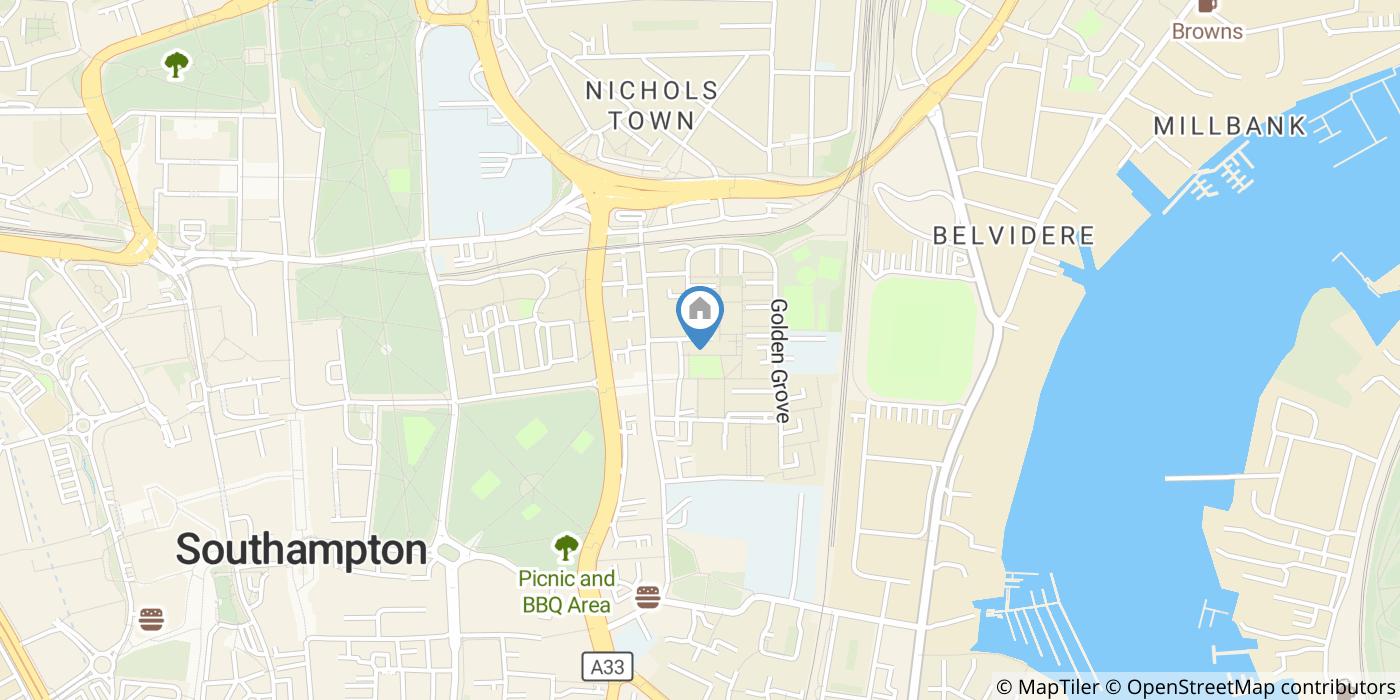 2 Bed Flat, Ascupart Street, SO14