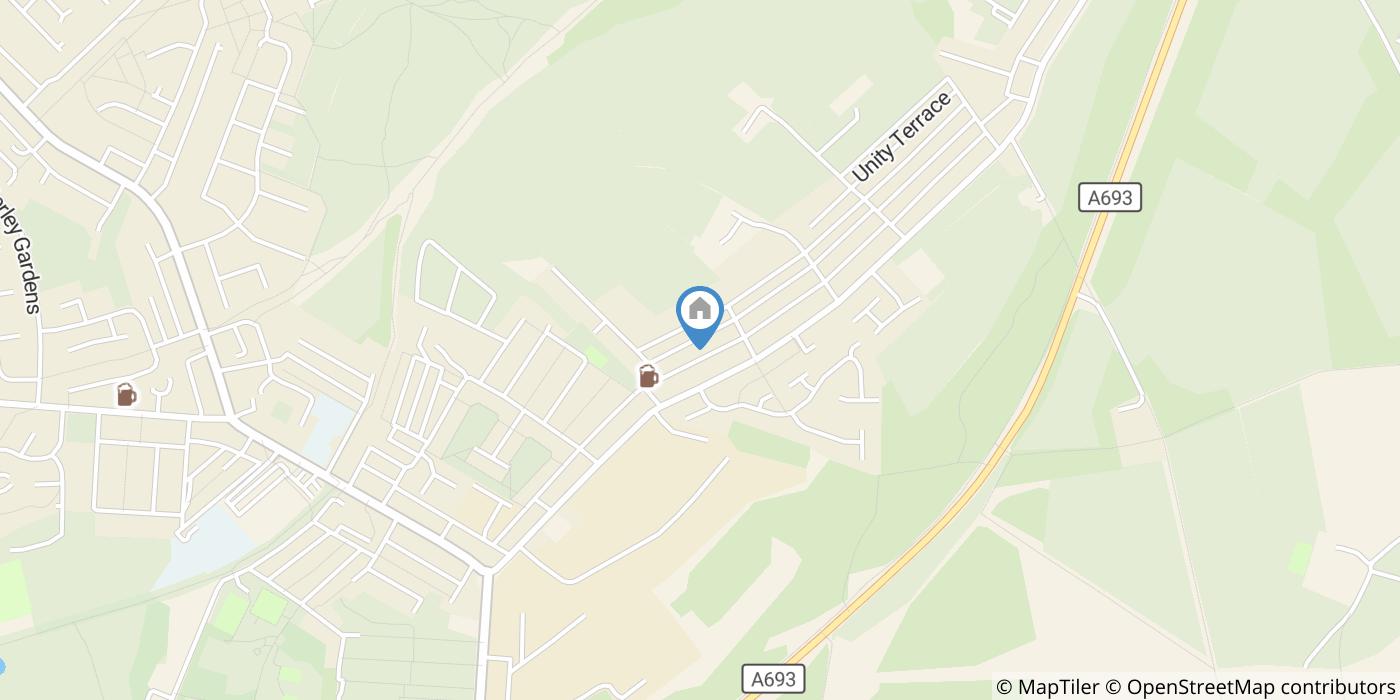 2 Bed Terraced House, Percy Terrace, DH9