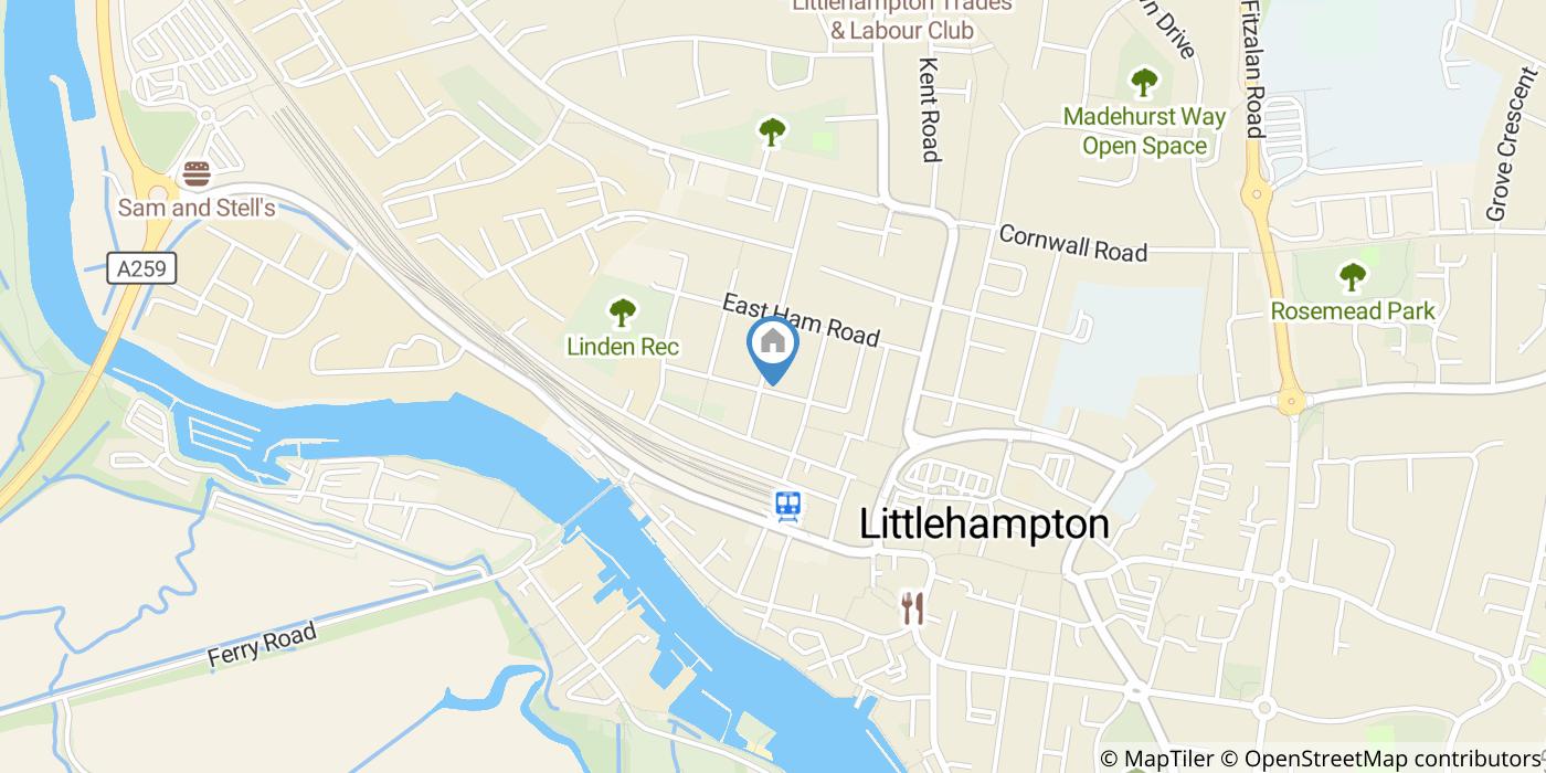 1 Bed Flat, Maxwell Road, BN17