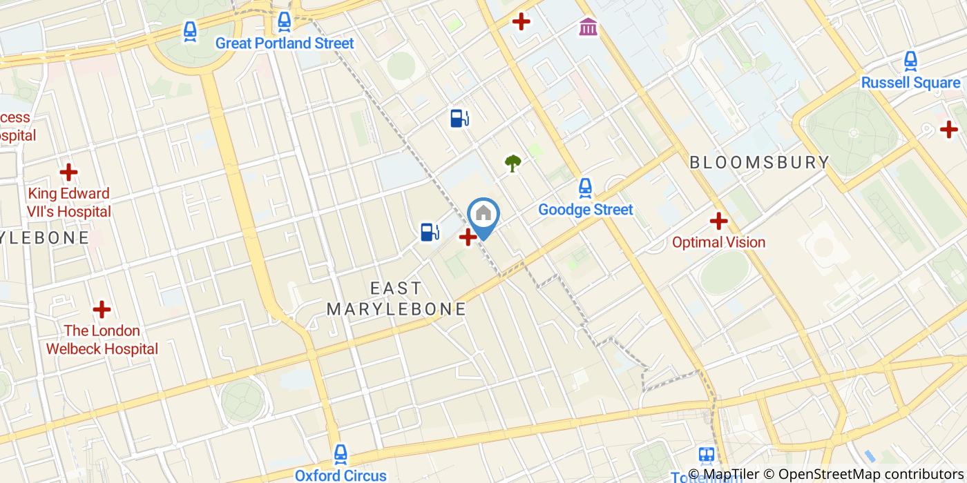 1 Bed Flat, Cleveland Street, W1T