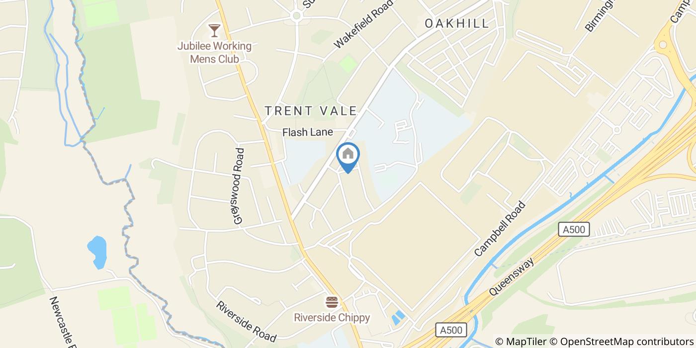 Room in a Shared House, Elphinstone Road, ST4