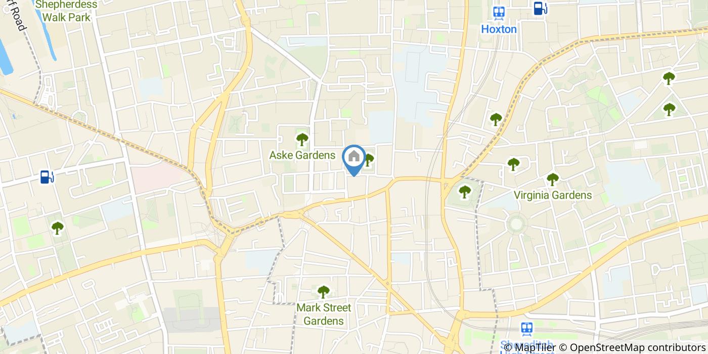 3 Bed Penthouse, Hoxton Square, N1