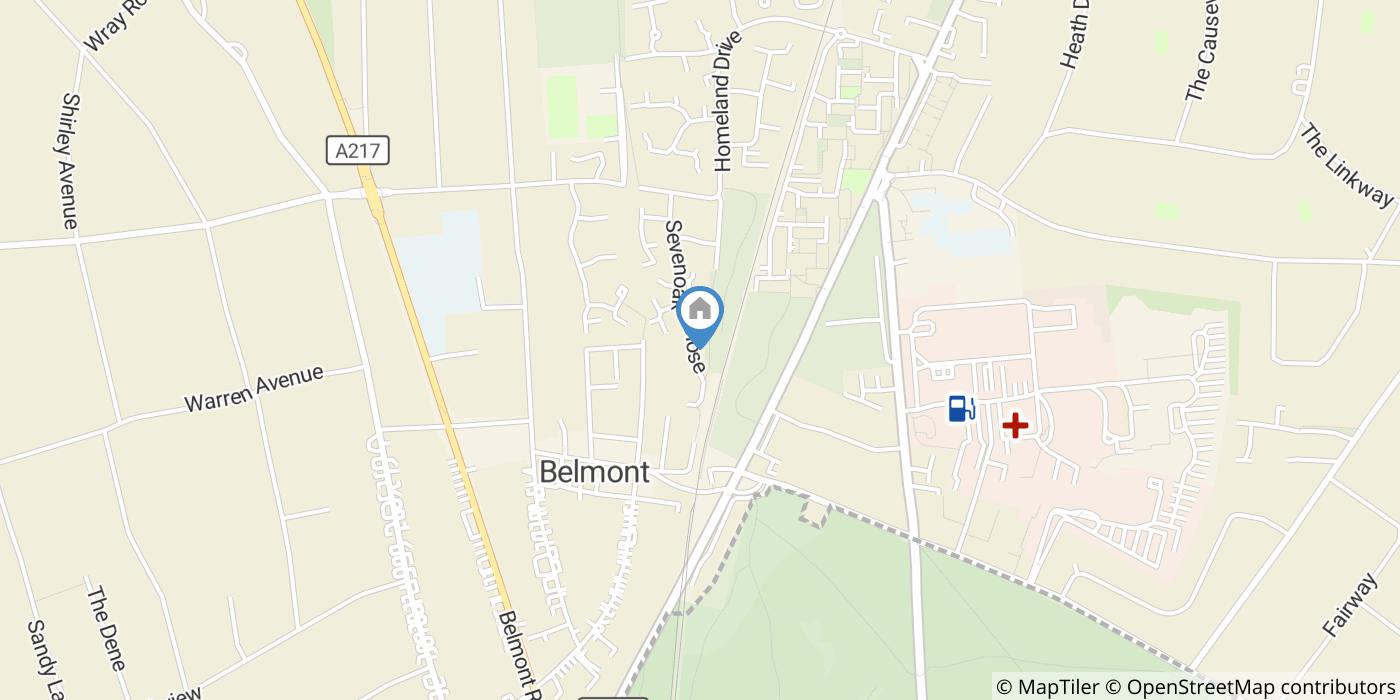 2 Bed Flat, Sevenoaks Close, SM2