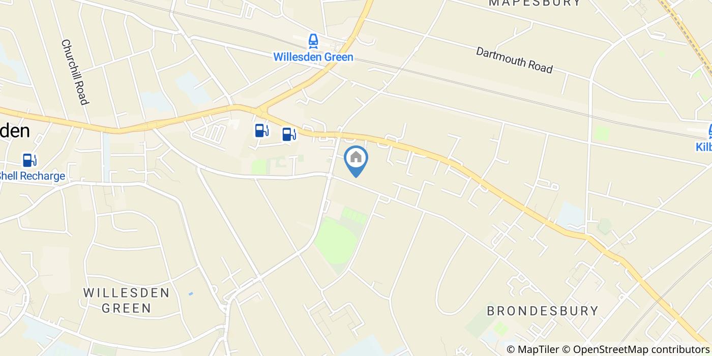 Studio Flat, Brondesbury Park, NW6