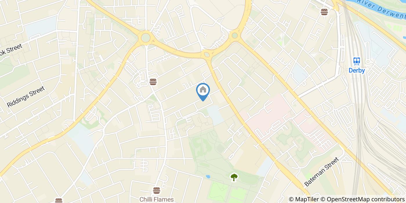 1 Bed Flat, Hartington Street, DE23
