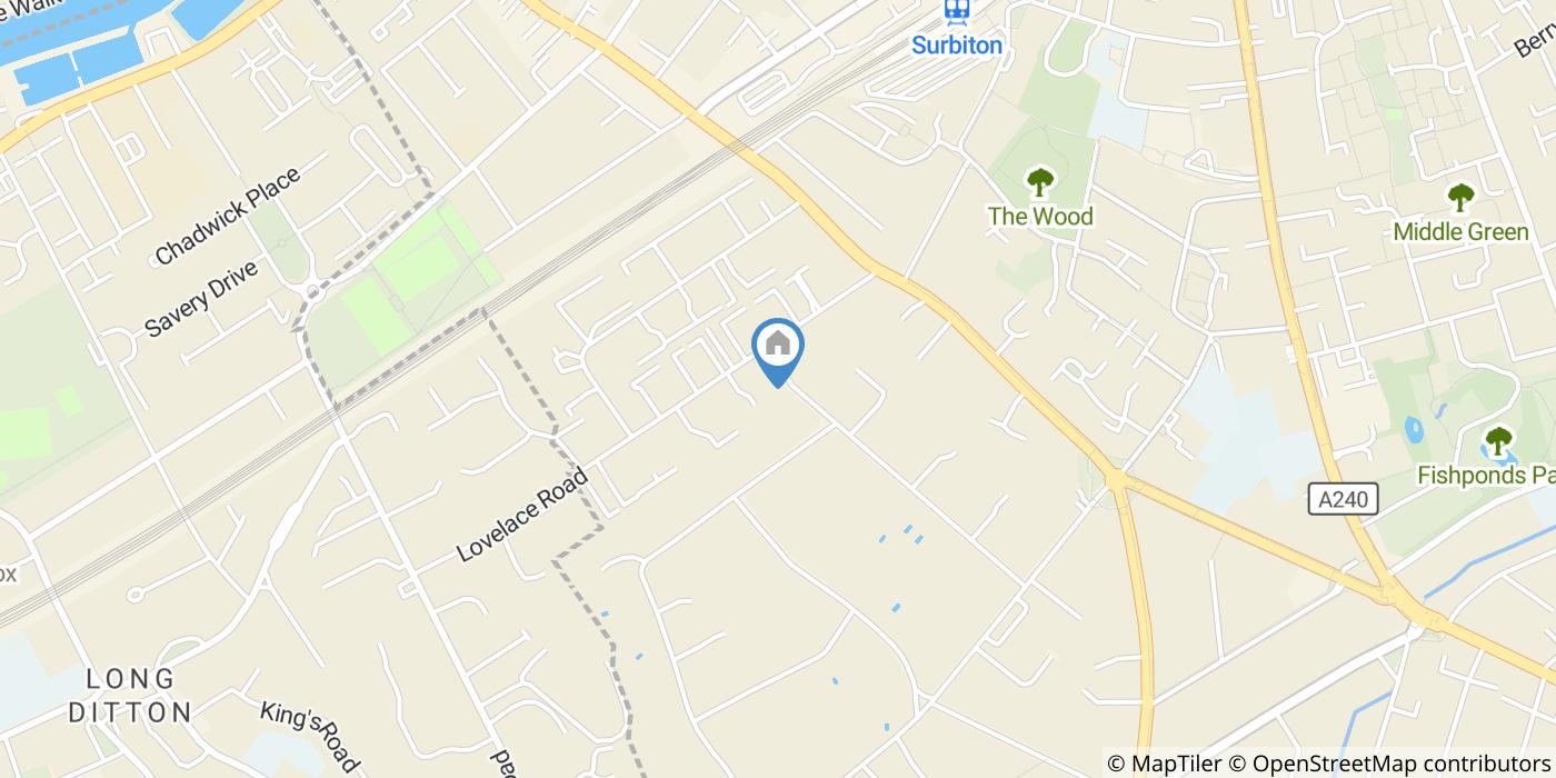 Studio Flat, Corkran Road, KT6