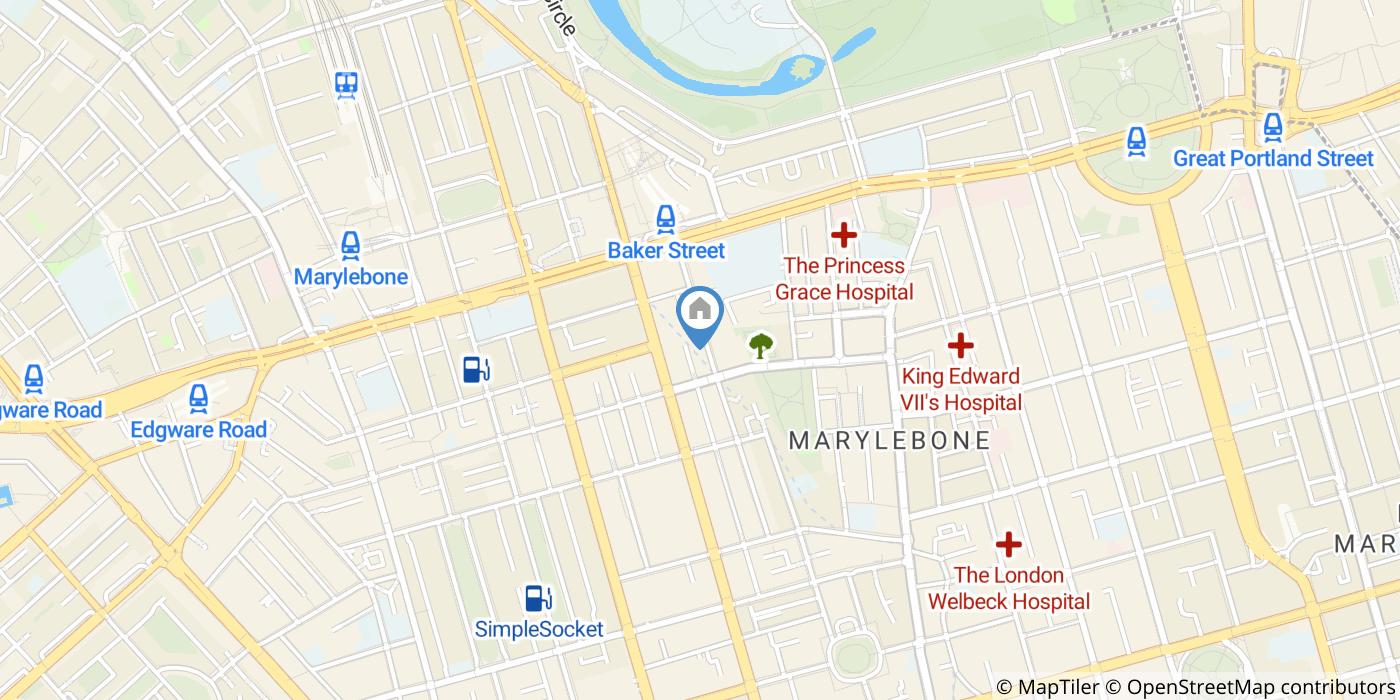 1 Bed Flat, Chiltern Street, W1U