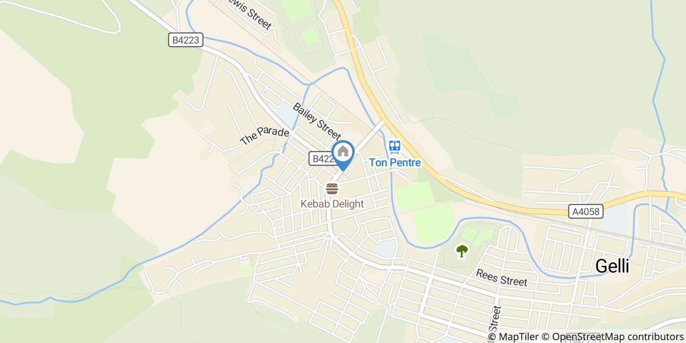 3 Bed Terraced House, Church Road, CF41