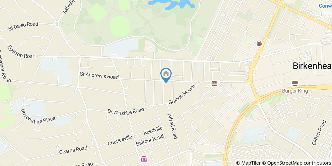 2 Bed Flat, Alexandra Road, CH43