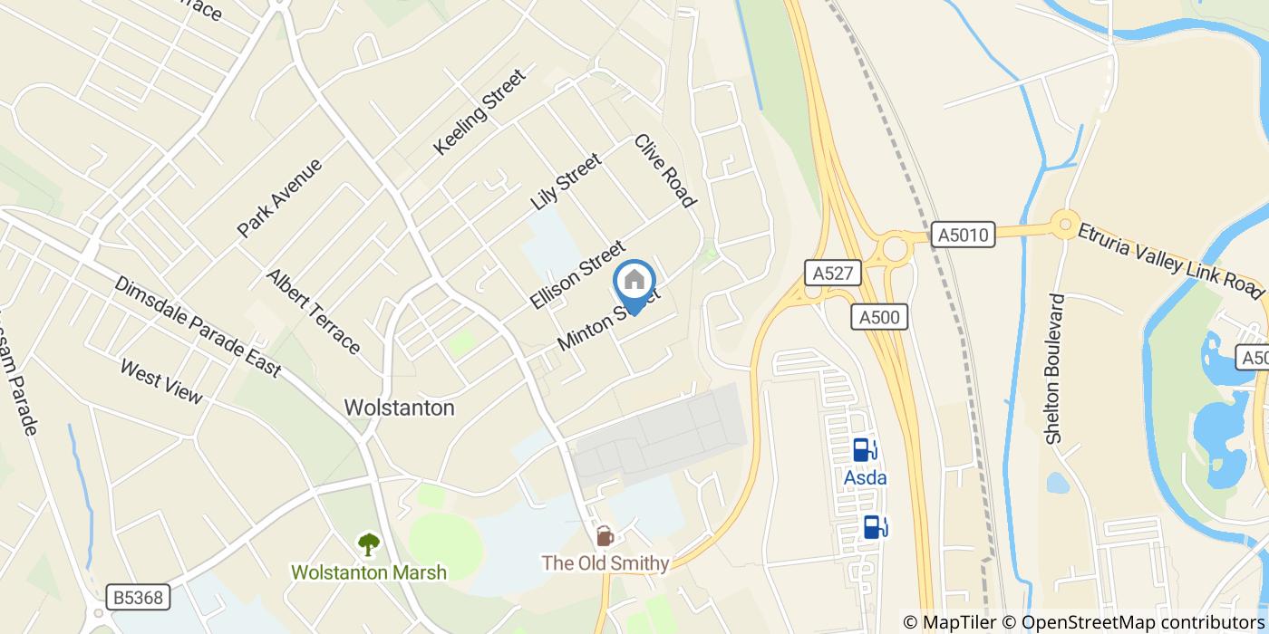 3 Bed Terraced House, Victoria Place, ST5
