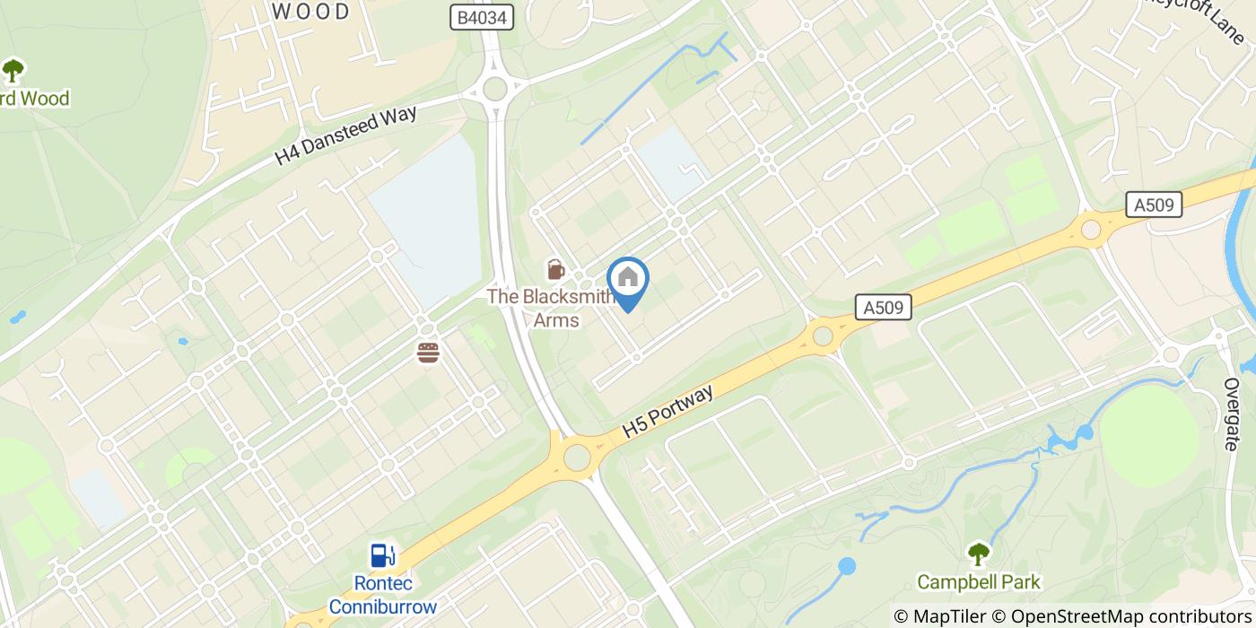 Room in a Shared House, Downs Barn, MK14