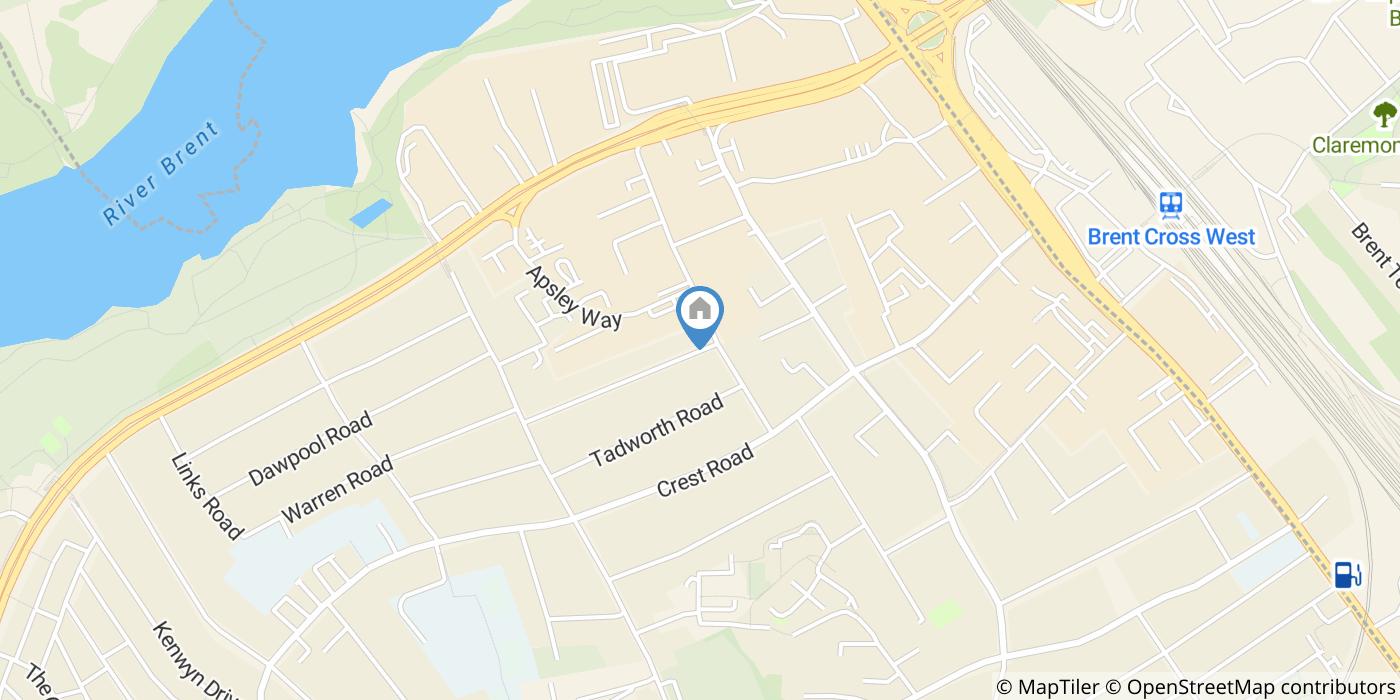 Studio Flat, Ballards Road, NW2