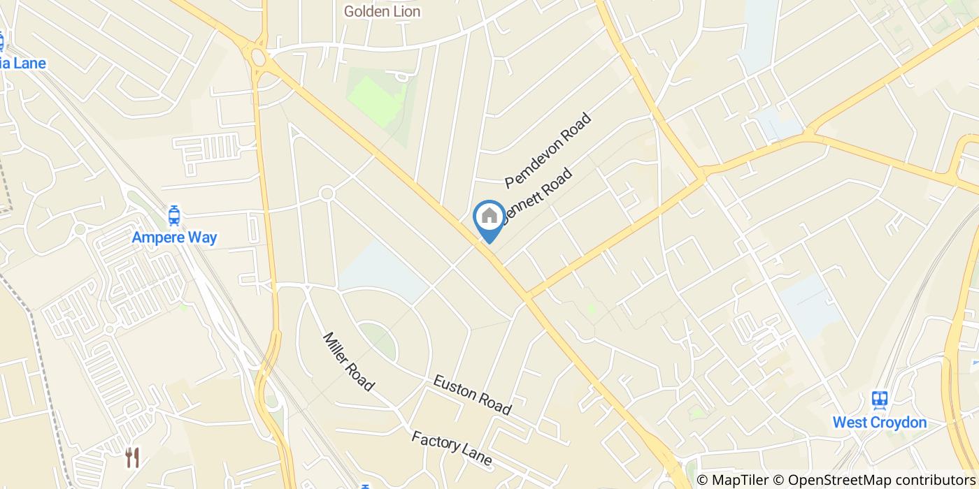 Studio Flat, Mitcham Road, CR0