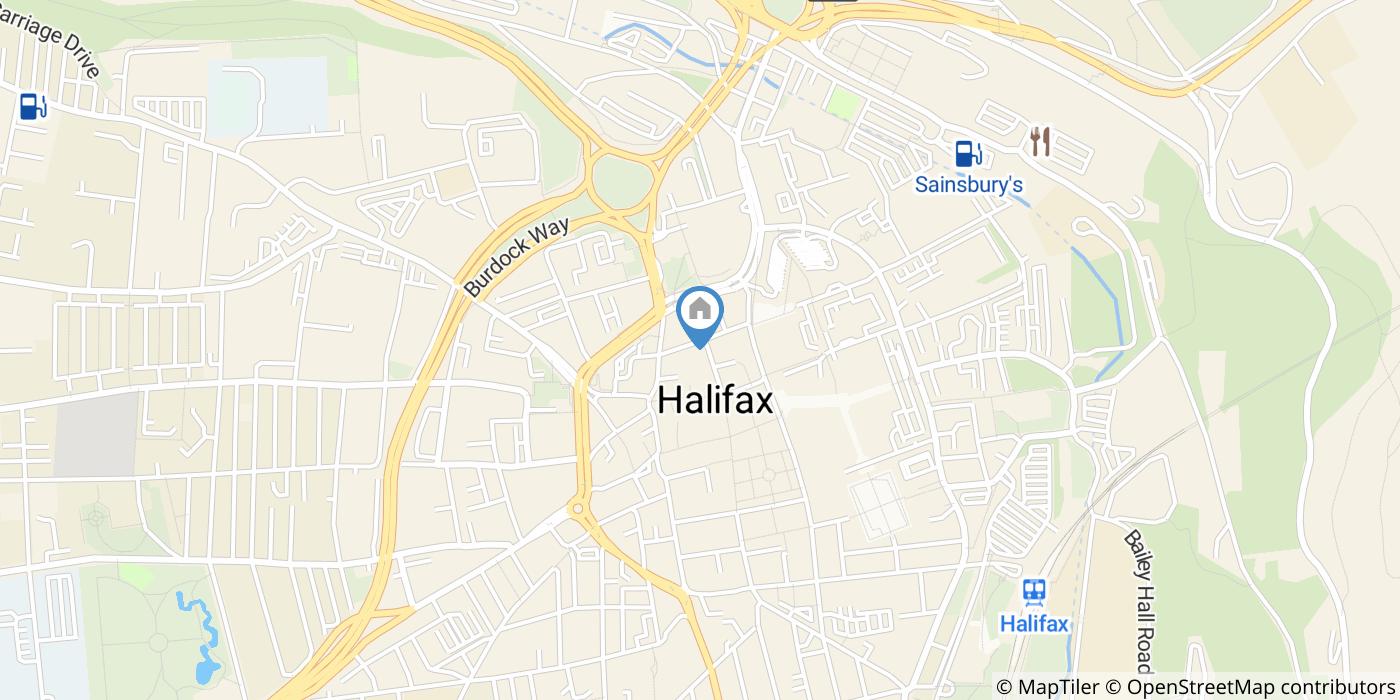 1 Bed Flat, Landown House, HX1