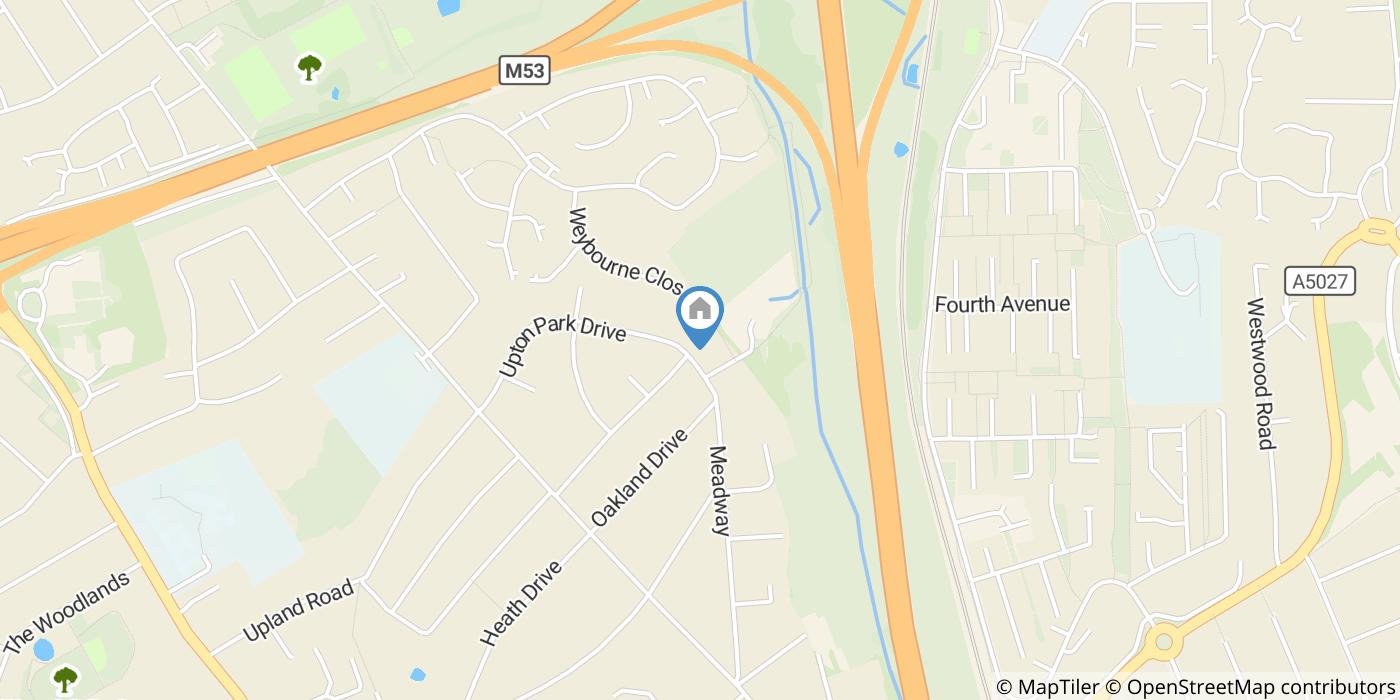 Wirral - 1 Bed Flat, Upton Park Drive, CH49 - To Rent Now for £600.00 p/m