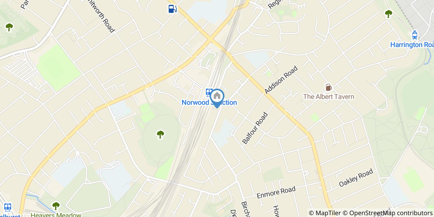 Studio Flat, Carmichael Road, SE25