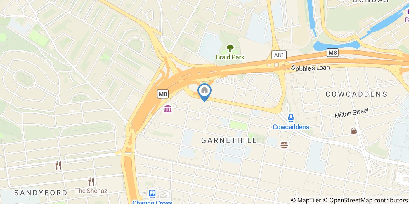 2 Bed Flat, Ardgour Court, G3