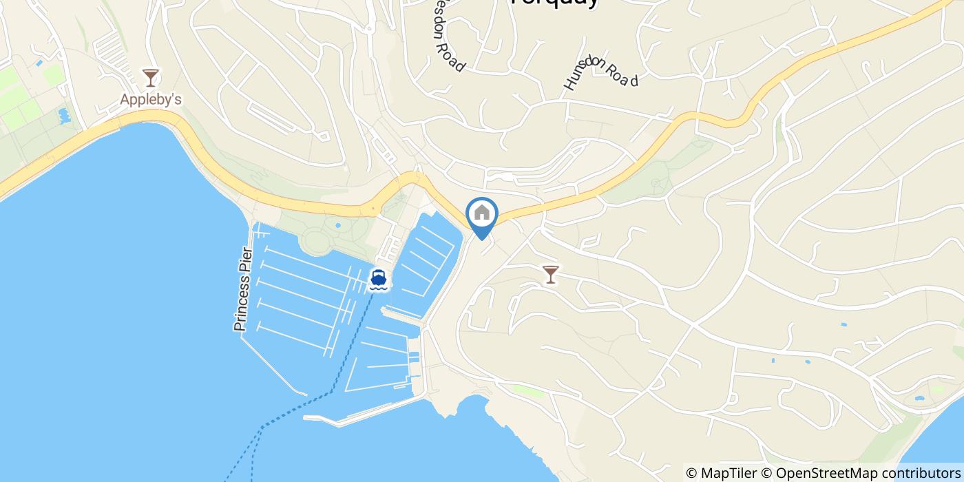 2 Bed Flat, Queens Quay, TQ1