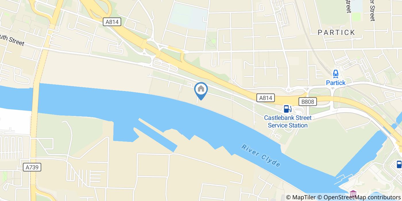 2 Bed Flat, Castlebank Place, G11