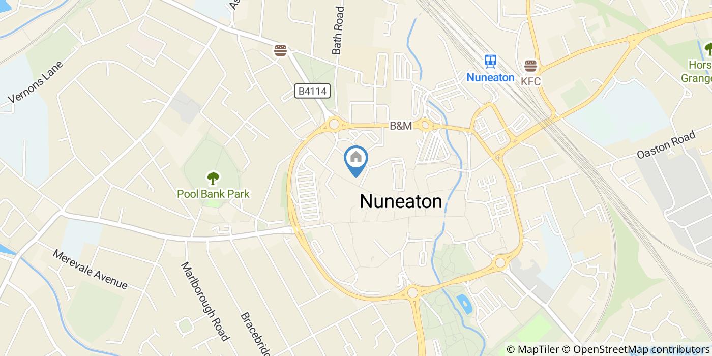 1 Bed Flat, Abbey Street, CV11