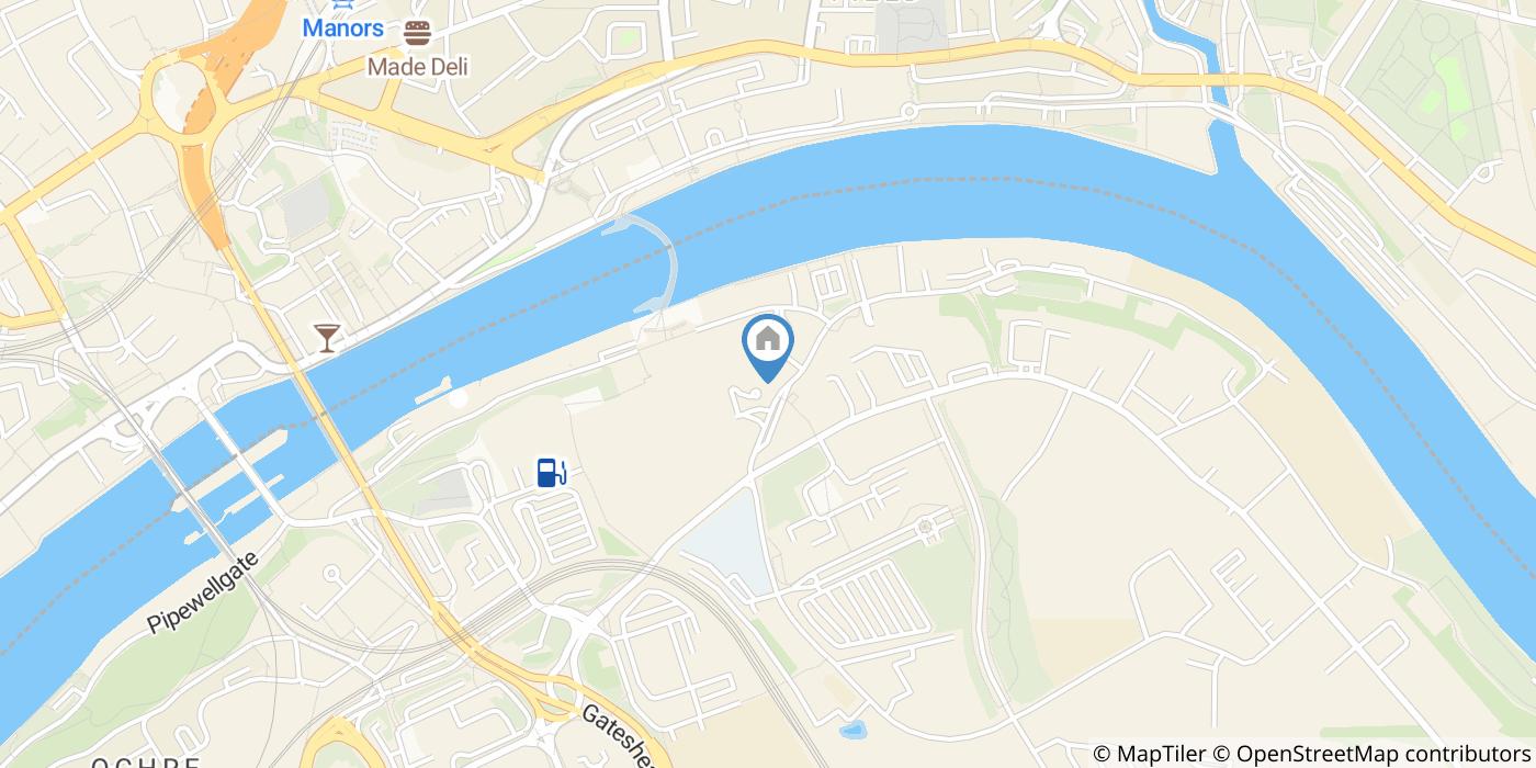 1 Bed Flat, Gateshead Quayside, NE8