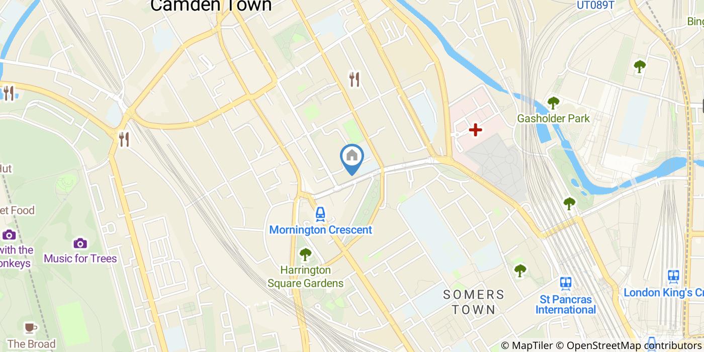 1 Bed Flat, Crowndale Road, NW1