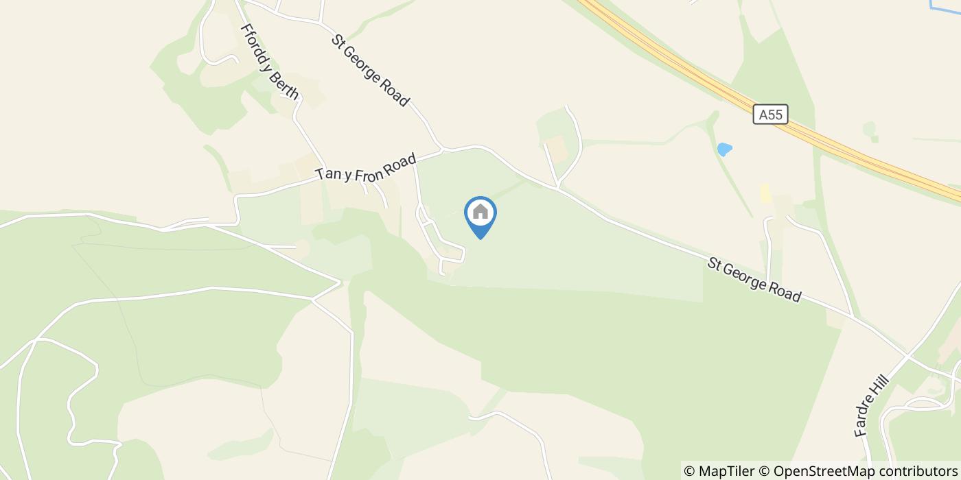 2 Bed Terraced House, The Stables, LL22